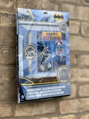 5-Piece Giant BATMAN Happy Birthday Wall Decorating Kit Background Set 6ft