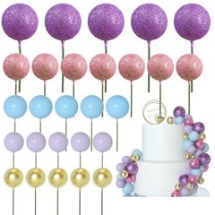 Party Supplies Elegant Cake Ornament Foam Texture for Creative Holiday Dessert