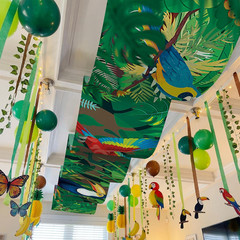 Feifeiya 3 Pcs 36 ft Rainforest Theme Party Decor 2026 VBS Decorations Tropical