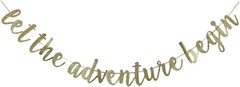Adventure Awaits Banner – Elegant Decor for Celebrations and Special Events