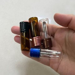 3Pcs Travel Spice Bottle with Spoon Glass Storage Box for Party Container Mixed