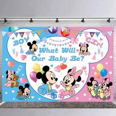 Gender Reveal Birthday Party Supplies Backdrop 5X3 Happy Birthday Background Pho