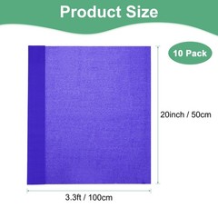Dark Blue Crepe Paper Streamer Sheet Craft DIY Flower 3.3FTx20 Inch 10 PCS