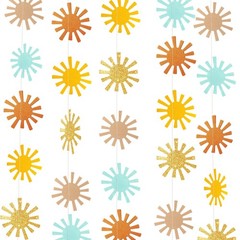 Sunshine Garland 2 Pcs Blue Brown First Trip Around the Sun