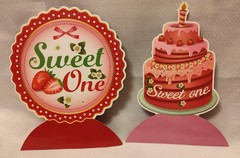 Huge 36pc Lot!»Sweet One» Baby’s First Birthday*Party Decorations*Cake Picks*Y*