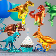 Dinosaur Birthday Party Supplies,104 Pcs Set,Balloons,Banner,Tablecloth,Stickers
