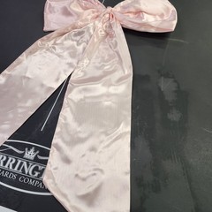 Large Pink Bow for Decorations Big Pink Ribbon Bows Banner Décor Large Bow Wall