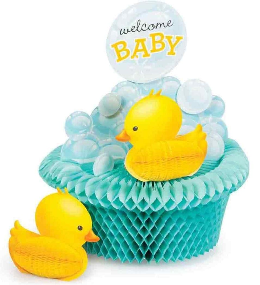 Bubble Bath Rubber Ducky Duck Animal Baby Shower Party Decoration Centerpiece