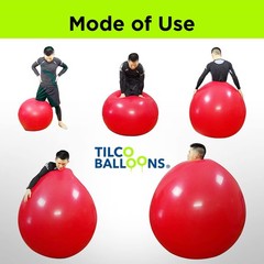 TILCO BALLOONS | 72 Inch Giant XL Balloons Transparent | Extra Large Jumbo Pa…