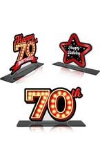 70th Birthday Counter Toppers NEW FREE SHIPPING