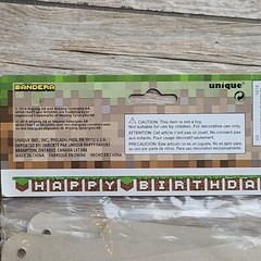 NEW Minecraft Birthday Banner «Happy Birthday» Over 7 Feet Long!