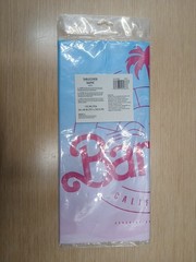 Barbie Party Decor Set: Pink Tablecover (54×96), Party Banner & Drink Pouches