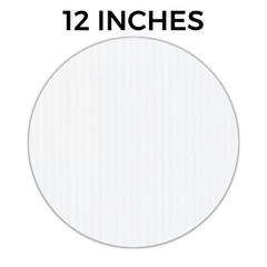 12 Inch Circle Rounds, Corrugated Plastic, Set of 12