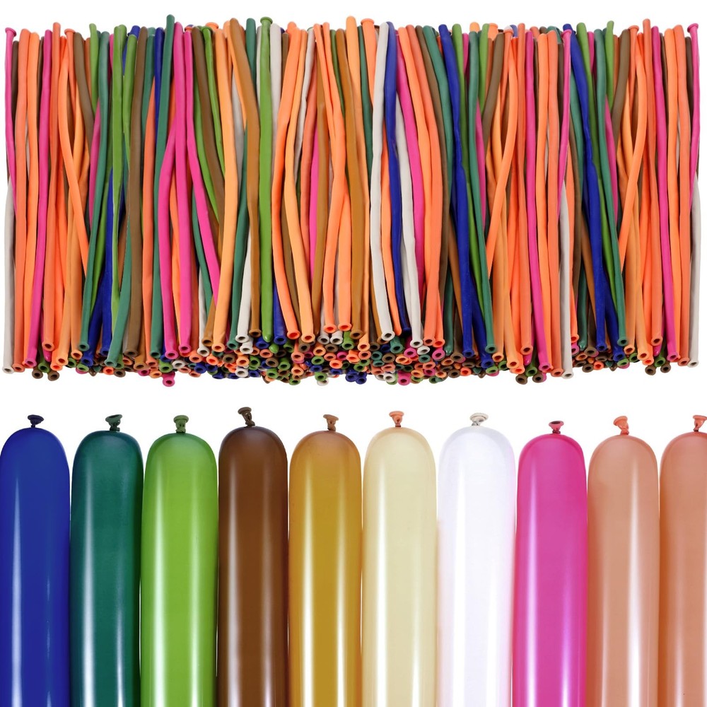 200 Pcs Graduation 260 Long Balloons Mixed Colors Thickening Latex Long Twist…