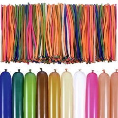 200 Pcs Graduation 260 Long Balloons Mixed Colors Thickening Latex Long Twist…