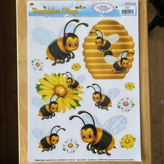 Bumblebee Window Clings Bee Summer Spring Picnic Floral Party Decorations