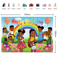 Gracies Corner Party Supplies Backdrop Background Banner Vinyl for Kids 5x3ft