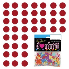 Confetti Circle 1/4 Inch Red Retail Pack #8558 QS0 Party Decoration