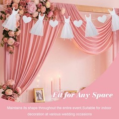 Charming Bridal Shower Decorations Glitter White Dress & Heart Bridal Shower …