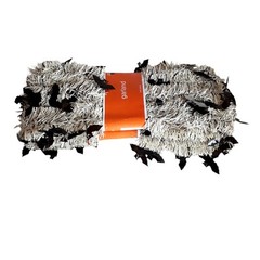 Halloween Garland with Mylar Black Bats Party Decoration 12 Ft ea 2 Rolls