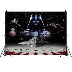 Star Wars Photography Background Boys Birthday Party Photo Backdrop Banner Decor