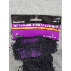 Ashland Halloween Witch Hand Prop Haunted Hallows Spooky Decoration 22″