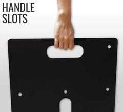 Steel Base Plate, Use with Pipe and Drape System, 24″x24″ (58LBS)
