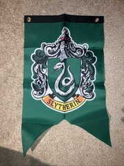 Conquest Journals Harry Potter Wizarding House Banner Flag Set, 12» x 20»