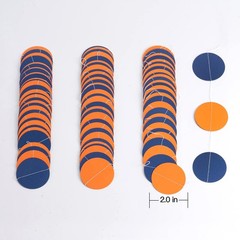 Circle Dot Paper Garland Hanging Banner Streamers Party Decoration Backdrop