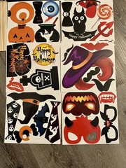 50ct Photo Props Halloween Party Decorations Decor Booth Mask Scary Selfie Photo
