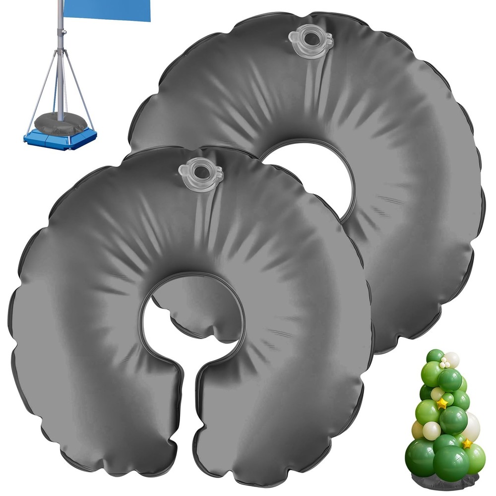 2Pcs White Water Bag Weights for Balloon Column Stand & Balloon Arch, Weights…