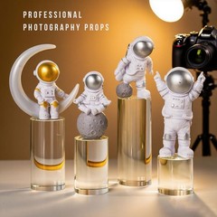 Clear Polished Glass Cylinder Round Photo Props, Transparent Solid Crystal Di…