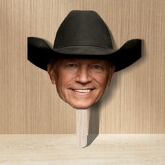George Strait Big Head Cutout, Funny Party Prop, Concert Fan Gift