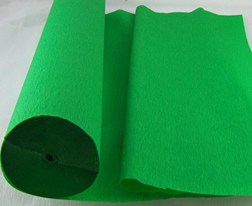 Clikkabox – 1 Light Green Crepe Paper Roll 26metres x 50cm by clikkabox