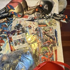 Marvel Avengers Kids Birthday Party Supplies – Superheroes Theme, Multicolor