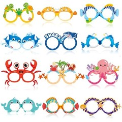 36PCS Under the Sea Party Decorations, Ocean Party Favors Sea Animal Themed