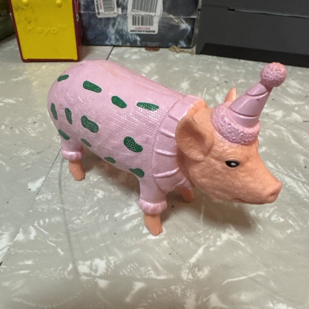 Cake Topper Birthday Ankyo Party Animals Target Bullseye Playground Pig Figure