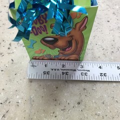 Scooby-Doo Balloon Weight Centerpiece Green w/ Blue Tinsel Birthday Party Gift
