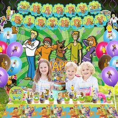 Dog Birthday Party Decorations Supplies, Including Birthday Banner, Tableclot…