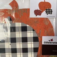 Thanksgiving Pumpkin Centerpieces Glitter Thankful Banner Placecards Cardstock