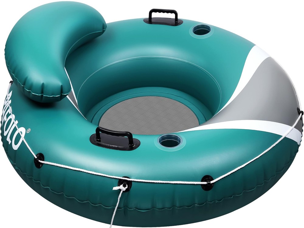 Pool Float Adult, River Tubes for Floating Heavy Duty, River Floats with Mesh Bo