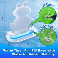 Fun Pool Toys, Inflatable Frog Dart Board Water Games, Swimming Pool Floats w…