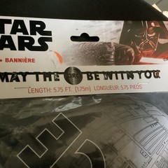 Star Wars «MAY THE FORCE BE WITH YOU» Party Banner 5.75 ft