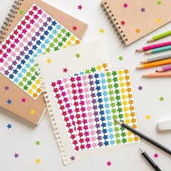 3000 Pcs Star Stickers for Kids Mini Stickers Self-Adhesive Colorful Star
