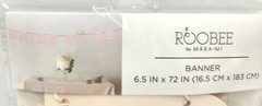 Bride to Be Banner, 6.5″x72″, Light Pink by Roobee Mara-Mi, BRAND NEW