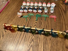 Christmas Cupcake Topper Rings Mixed Lot Of 39 Cake Decoration Holiday