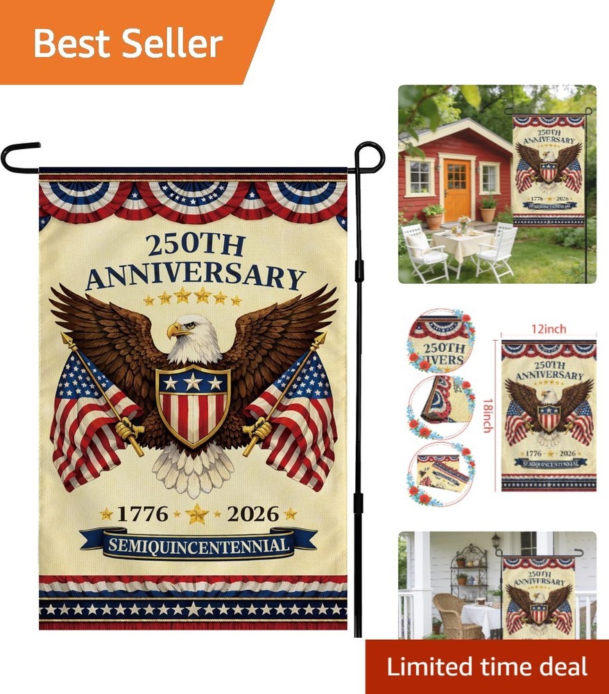 Celebrate Freedom with 250th Anniversary Flag – Perfect for Yards & Patios