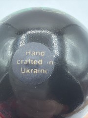 Petrykivka Wooden Easter Egg | Hand-Painted Ukrainian Pysanky (C)