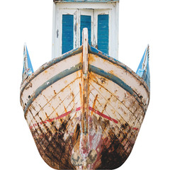 SP13120 Old Fishing Boat Cardboard Cutout Standee Standup