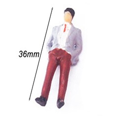 Diverse Scale Options with 100PCS Colored Figurines for Model Landscapes